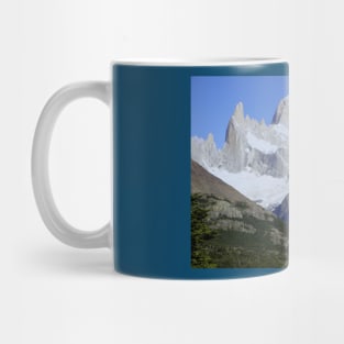 Nearing the summit of Mt Fitz Roy Mug